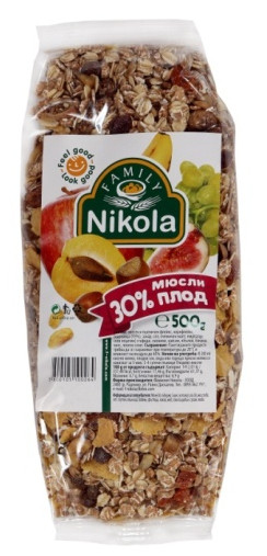 Мюсли Плод 30 (0.500кг)