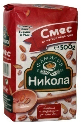 Смес от четири вида ядки (0.500кг)